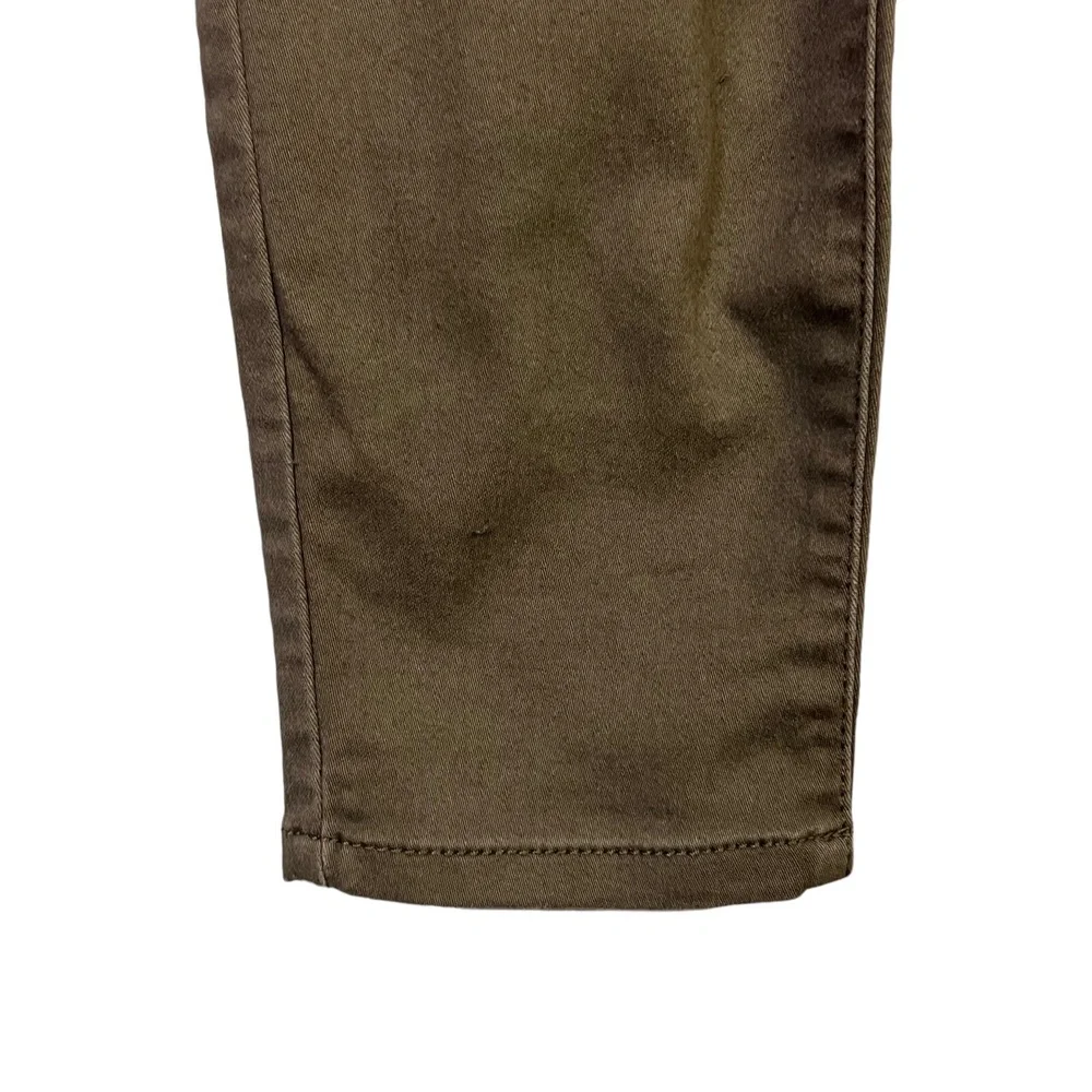 Aeropostale Brown‎ Khaki High Waisted Jegging Uniform Chino Stretch 4 Regular